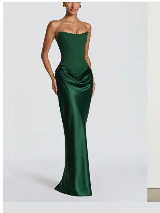 Babyboo Maggie Maxi Dress in Emerald - Picture 4 of 6